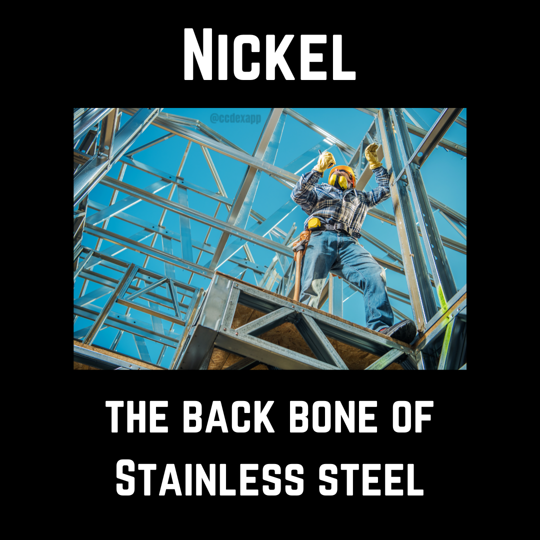 Nickel, the backbone of stainless steel