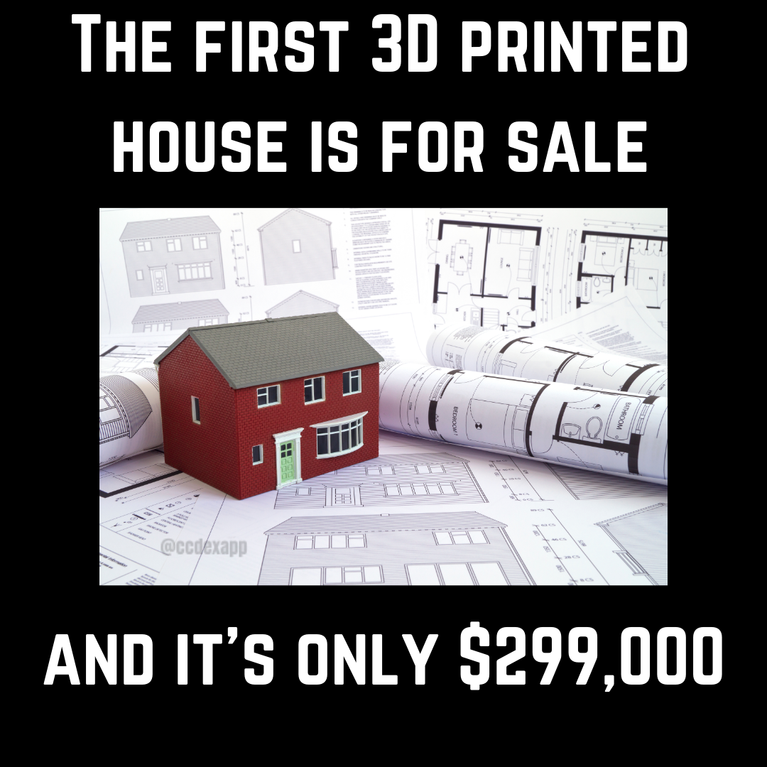 1st 3D Printed house in America 