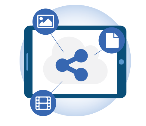 Share Files and Photos on the Job